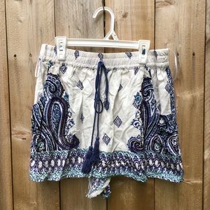 Printed High waisted Shorts S:L